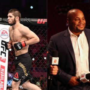 Khabib (L) and Cormier (R)