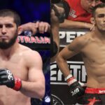 Islam Makhachev (L), Tony Ferguson (R)
