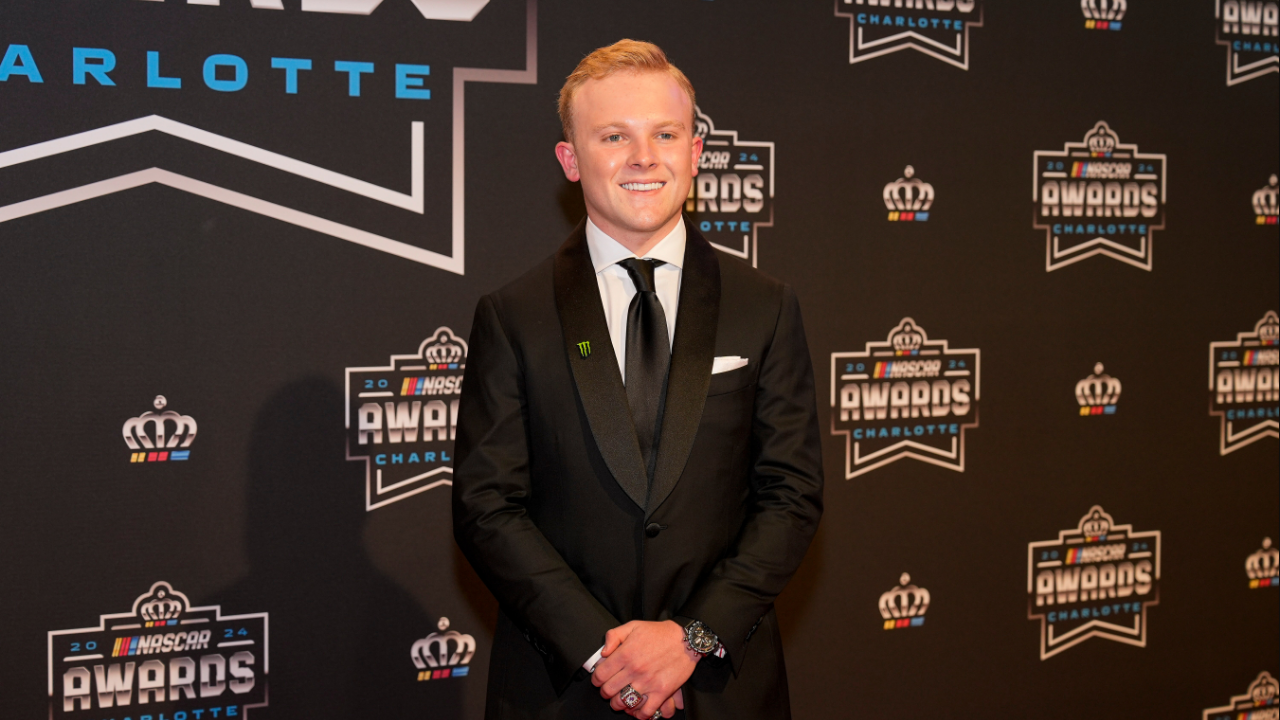 Ty Gibbs during the NASCAR Awards Banquet at Charlotte Convention Center.