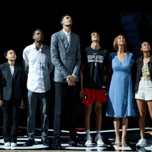 Victor Wembanyama family NBA: San Antonio Spurs-Press Conference