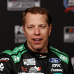 NASCAR Cup Series driver Brad Keselowski (6) during Daytona 500 Media Day at Daytona International Speedway.