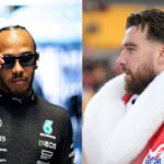 Lewis Hamilton(L), Travis Kelce(R)
