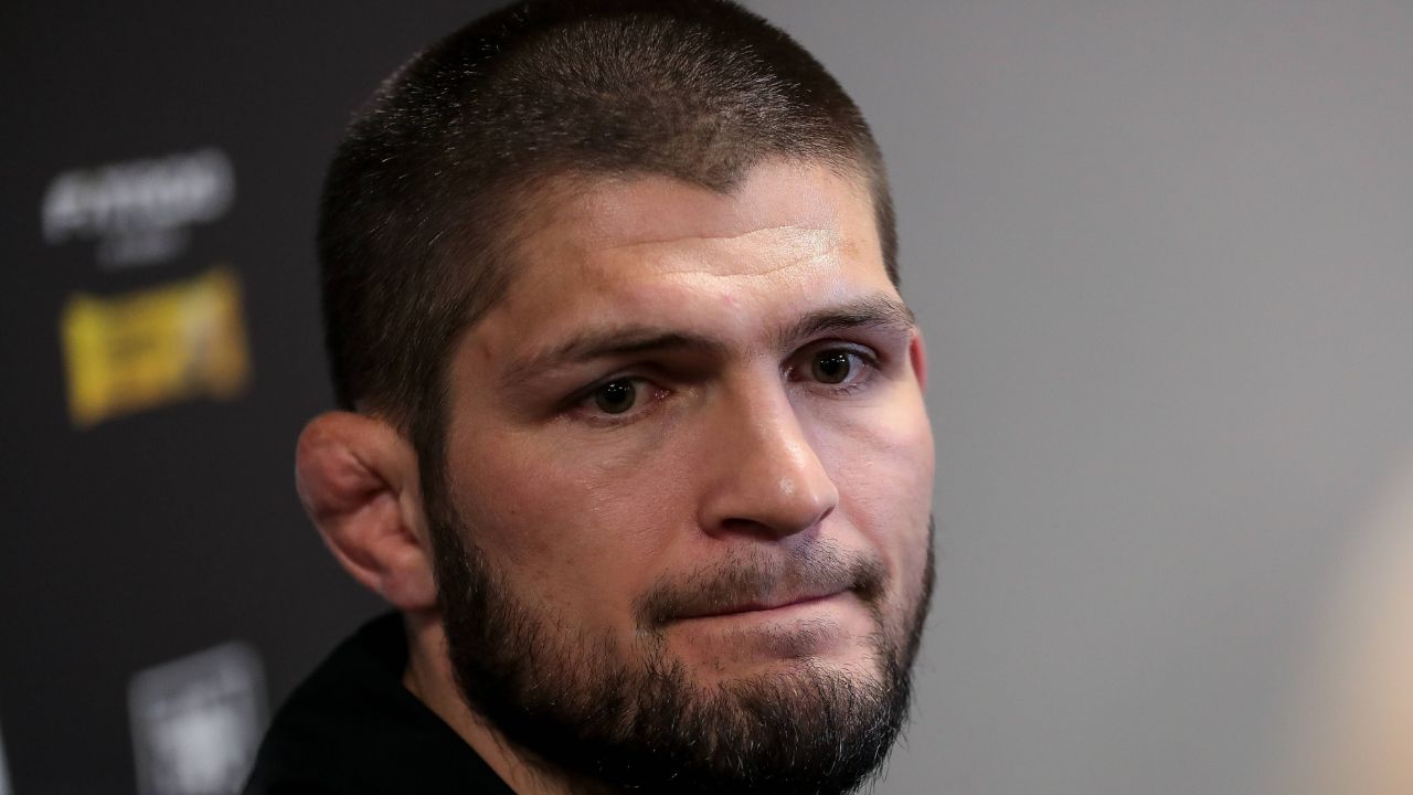 2021, Russia, Moscow, Russian UFC fighter Khabib Nurmagomedov buy EFC. press conference, PK, Pressekonferenz DmitryxGolubovich