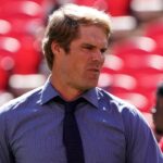 Sep 24, 2023; Kansas City, Missouri, USA; Sports broadcaster Greg Olsen on field against the Chicago Bears prior to a game at GEHA Field at Arrowhead Stadium.
