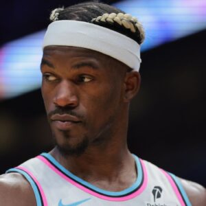 Jimmy Butler NBA: Denver Nuggets at Miami Heat