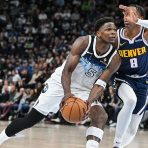 Anthony Edwards NBA: Denver Nuggets at Minnesota Timberwolves