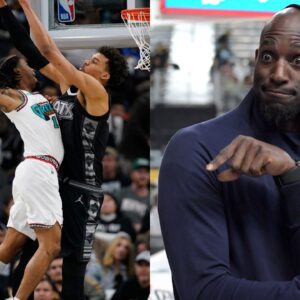 Ja Morant and Victor Wembanyama(L), Kevin Garnett(R)