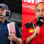 Adrian Newey (L) and Enrico Cardile (R)