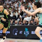 Napheesa Collier, Breanna Stewart WNBA: Finals-New York Liberty at Minnesota Lynx