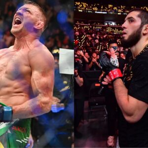 Dricus du Plessis (L), Islam Makhachev (R)