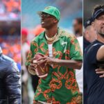 Shannon Sharpe, Chad Johnson and Brian Schottenheimer