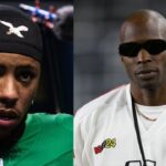 Saquon Barkley and Chad Johnson