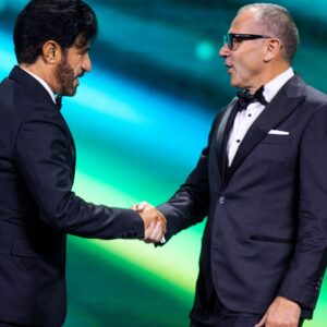 FIA AWARDS CEREMONY 2024 BEN SULAYEM Mohammed, President of the FIA, DOMENICALI Stefano, CEO of Formula One Group, portrait during the 2024 FIA Awards Ceremony