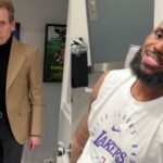 Skip Bayless (L) and LeBron James (R)