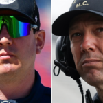 (L-R) Kyle Bush, Matt Kenseth