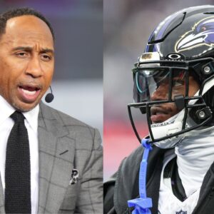 Stephen A. Smith and Lamar Jackson
