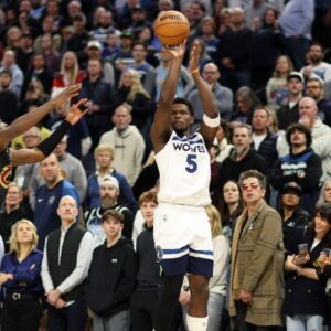 Anthony Edwards NBA: Cleveland Cavaliers at Minnesota Timberwolves