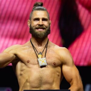 Jiri Prochazka during weigh ins for UFC 303 at T-Mobile Arena.
