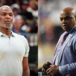 Charles Oakley (L) and Charles Barkley (R)