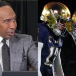 Stephen A. Smith, Notre Dame players Riley Leonard, Jeremiyah Love