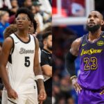 "Hollup Let Him Cook": LeBron James Couldn't Get Enough Of 'MVP' Bryce Maximus At Hoophall Classic