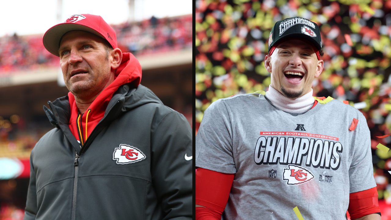 Clint Bowyer (R) and Patrick Mahomes (L). Image Credits: Imagn.“You & Your Chiefs Are So F**king Delusional”: Fans Left Divided as Clint Bowyer’s Patrick Mahomes Prediction Comes True