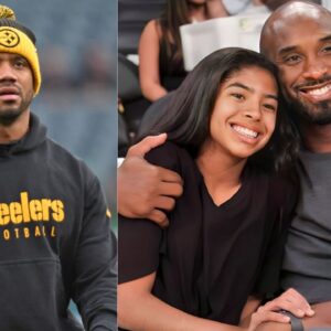 Russell Wilson, Kobe Bryant, and Gigi