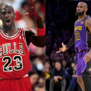 Michael Jordan and LeBron James