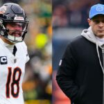 Caleb Williams and Ben Johnson