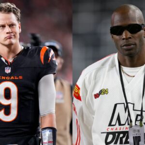 Joe Burrow [Left], Chad Johnson [Right]