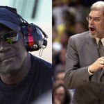 Michael Jordan(L) and Phil Jackson(R)