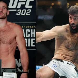 Sean Strickland (L), Roman Dolidze (R)