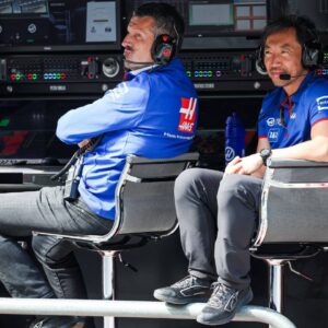 STEINER Guenther (ita), Team Principal of Haas F1 team, KOMATSU Ayao (jpn), Chief Engineer of Haas F1 Team, portrait during the Formula 1 Heineken Dutch Grand Prix 2022, 15th round of the 2022 FIA Formula One World Championship, WM, Weltmeisterschaft from September 2 to 4, 2022 on the Zandvoort Circuit, in Netherlands, Belgium