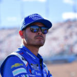 NASCAR Cup Series driver Kyle Larson (5) during qualifying for the South Point 400 at Las Vegas Motor Speedway.