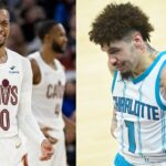 Darius Garland (L) and LaMelo Ball (R)