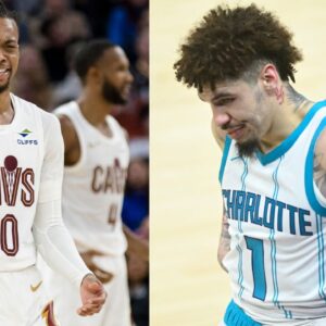 Darius Garland (L) and LaMelo Ball (R)