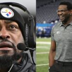 Mike Tomlin and Michael Irvin