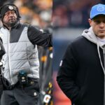 Mike Tomlin and Ben Johnson