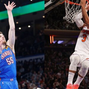 Isaiah Hartenstein(L) and Josh Hart(R)