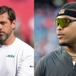 Aaron Rodgers and Orlando Brown Jr.