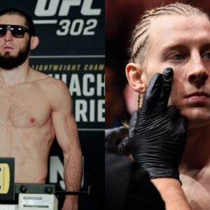 Islam Makhachev (L), Paddy Pimblett (R)