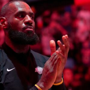 NBA: LeBron James Los Angeles Lakers at Miami Heat