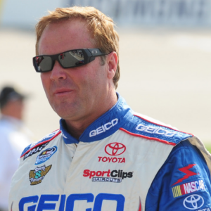May 2, 2008; Richmond, VA, USA; NASCAR Nationwide Series driver Mike Wallace during the Lipton Tea 250 at the Richmond International Raceway. Mandatory Credit: Mark J. Rebilas-Imagn Images