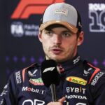 VERSTAPPEN Max (ned), Red Bull Racing RB20, portrait, press conference, PK, Pressekonferenz during the Formula 1 Pirelli United States Grand Prix 2024