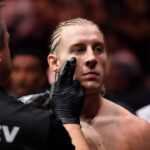 PADDY PIMBLETT (21-3-0) of Huyton, United Kingdom defeats TONY FERGUSON (26-10-0) of Oxnard, California by unanimous decision (30-27, 30-27, 30-27) during UFC 296 at T-Mobile Arena, Las Vegas Las Vegas USA - ZUMAo117 20231224_zsp_o117_007 Copyright: xMikaelxOnax
