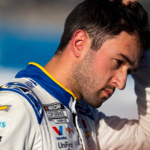 Nov 9, 2024; Avondale, Arizona, USA; NASCAR Cup Series driver Chase Elliott (9) during qualifying for the Championship race at Phoenix Raceway. Mandatory Credit: Mark J. Rebilas-Imagn Images