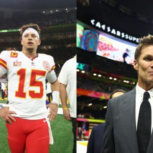 Patrick Mahomes and Tom Brady