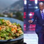 Barkley chooses a salad