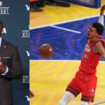 Shannon Sharpe (L), Victor Wembanyama (R)