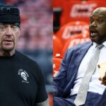 Mark Calaway/The Undertaker(L) and Shaquille O'Neal(R)